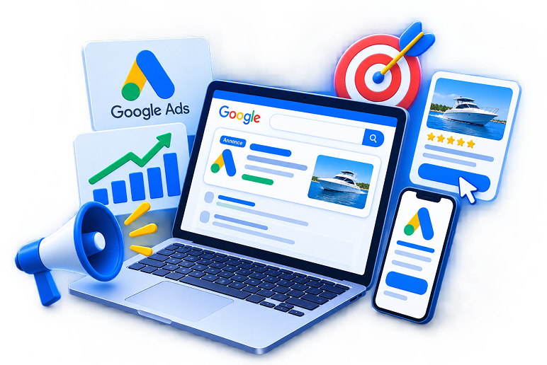 Google Ads pour les prestataires nautiques et touristiques de La Rochelle : le guide réaliste